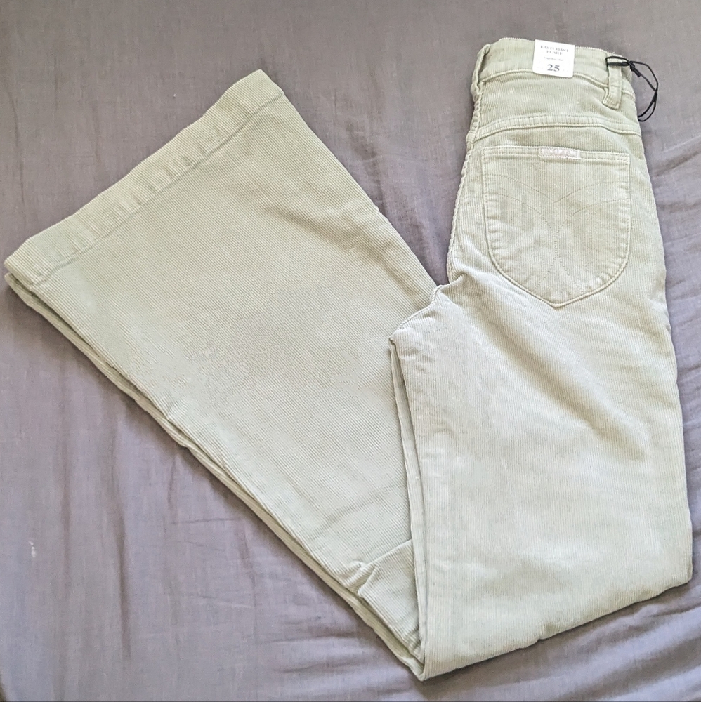 Rolla's East Coast Flare Corduroy Jeans Pants Khaki